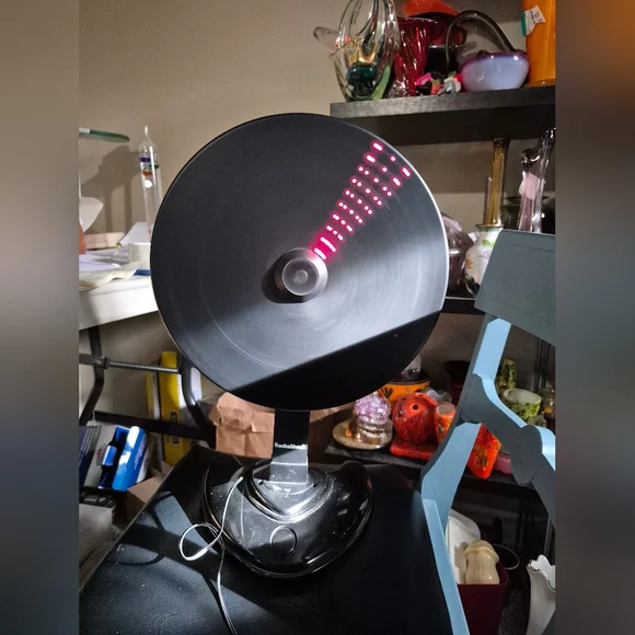 Vintage Radio Shack Rabbit Tanaka Spining LED Disc - Picture 2 of 7